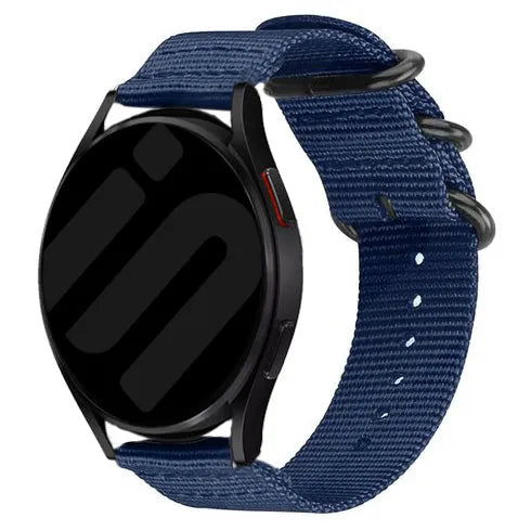 Amazfit GTR Mini nylon gesp band (blauw)