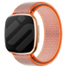 Fitbit Sense nylon bandje (oranje)