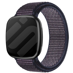 Fitbit Versa 3 nylon bandje (indigo blauw)