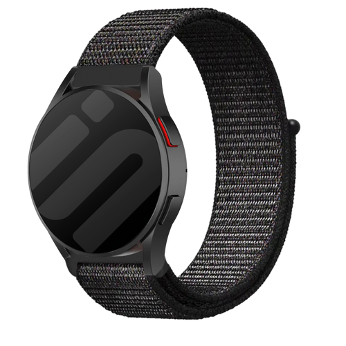 Nylon horlogeband 18mm universeel (zwart mix)