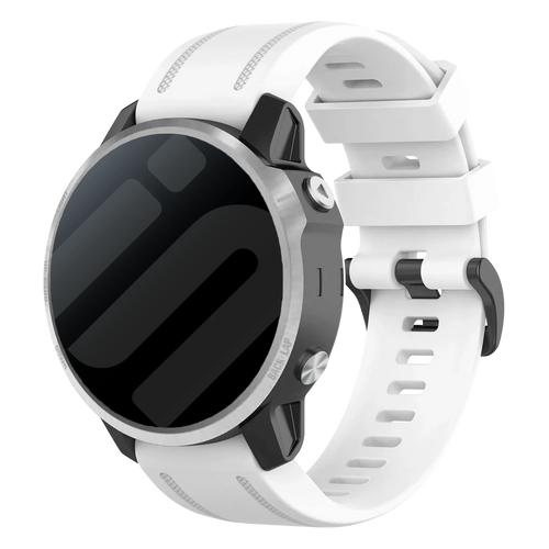 Garmin Descent Mk2S Silicone Strap (White)