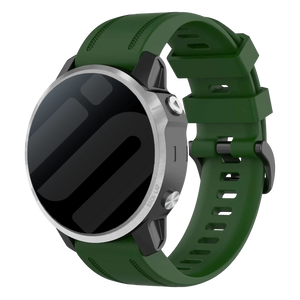 Garmin Fenix 8 - 43mm siliconen bandje (legergroen)