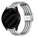 Samsung Galaxy Watch FE roestvrij stalen band (zilver/zwart)