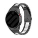 Samsung Galaxy Watch 6 Classic 43mm stalen schakel band (zwart/zilver)