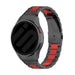 Samsung Galaxy Watch 6 - 40mm stalen schakel band (zwart/rood)