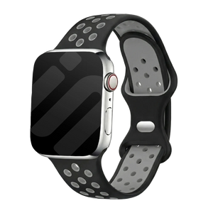 Apple Watch sport bandje (zwart/grijs)