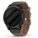 Garmin Fenix 7 Leather Strap (Brown)