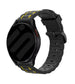 Coros Pace 2 sport gesp band (zwart/geel)