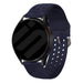 Samsung Galaxy Watch 7 - 40mm siliconen bandje met gaatjes (donkerblauw)