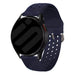Samsung Galaxy Watch 6 - 40mm siliconen bandje met gaatjes (donkerblauw)