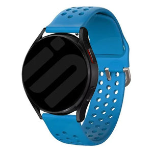 Coros Apex 42mm silicone air bandje (lichtblauw)