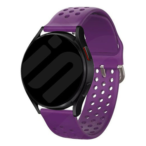 Withings ScanWatch Nova silicone air bandje (paars)
