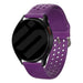 Samsung Galaxy Watch FE siliconen bandje met gaatjes (paars)