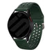 Samsung Galaxy Watch 7 - 44mm siliconen bandje met gaatjes (legergroen)