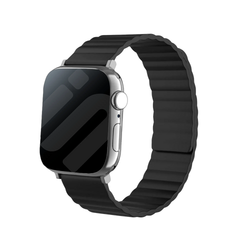 Apple Watch Magnetic Silicone Strap (Black)