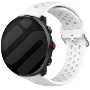 Polar Vantage M siliconen bandje met gaatjes (wit)