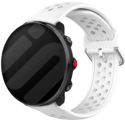 Polar Vantage M siliconen bandje met gaatjes (wit)