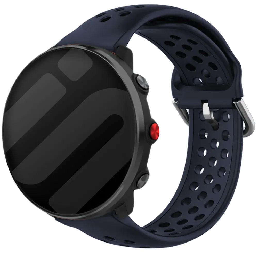 Polar Vantage M siliconen bandje met gaatjes (donkerblauw)
