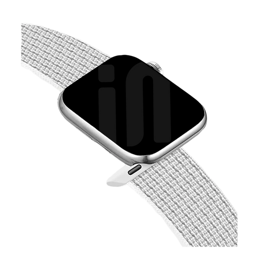 Apple Watch nylon loop bandje (wit)