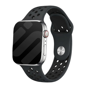 Apple Watch sport bandje (donkergrijs/zwart)