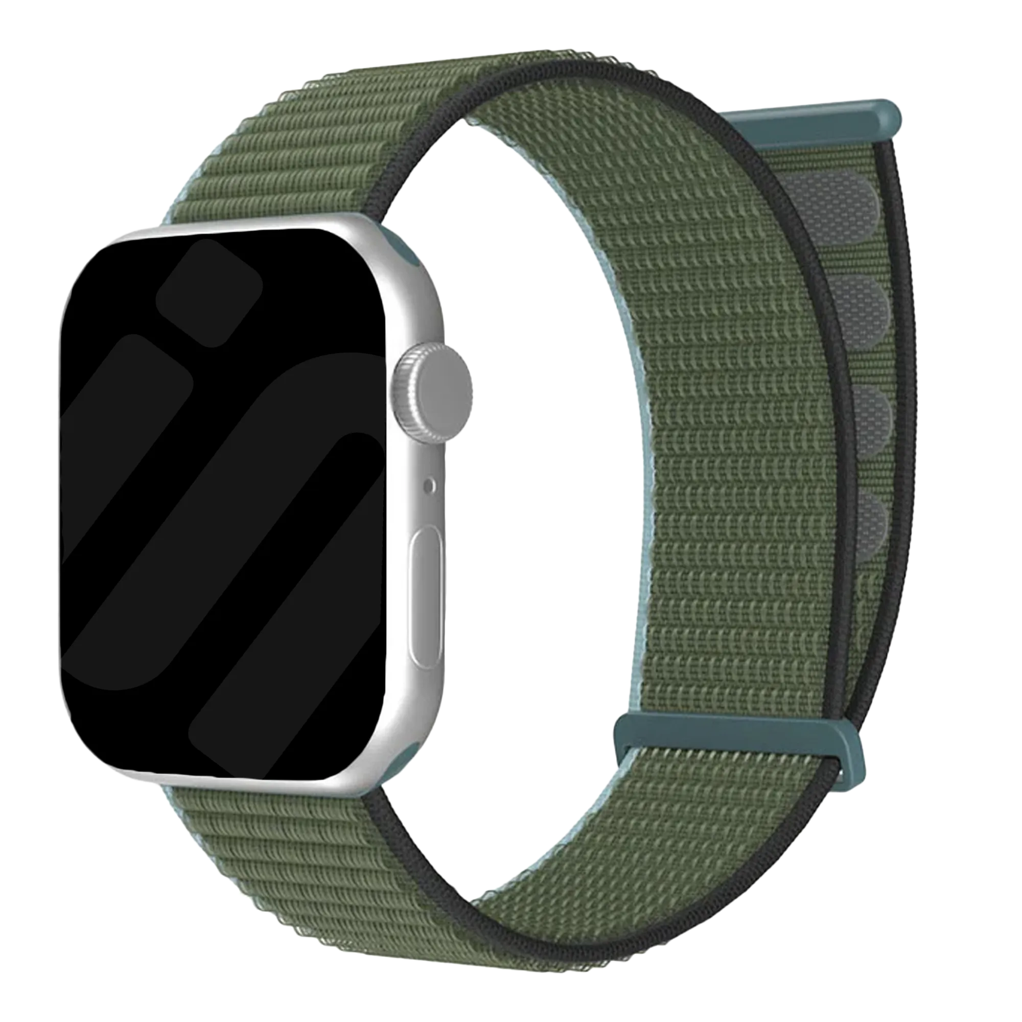 Apple Watch Nylon Loop Strap (Olive Green)