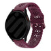 Samsung Galaxy Watch 6 Classic 47mm Patterned Silicone Strap (Burgundy)