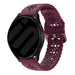 Amazfit Bip U (Pro) siliconen bandje met patroon (bordeaux)