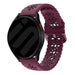Withings ScanWatch Nova siliconen bandje met patroon (bordeaux)
