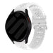 Coros Apex 2 siliconen bandje met patroon (wit)