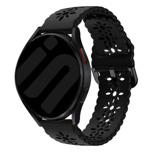 Amazfit Active siliconen bandje met patroon (zwart)