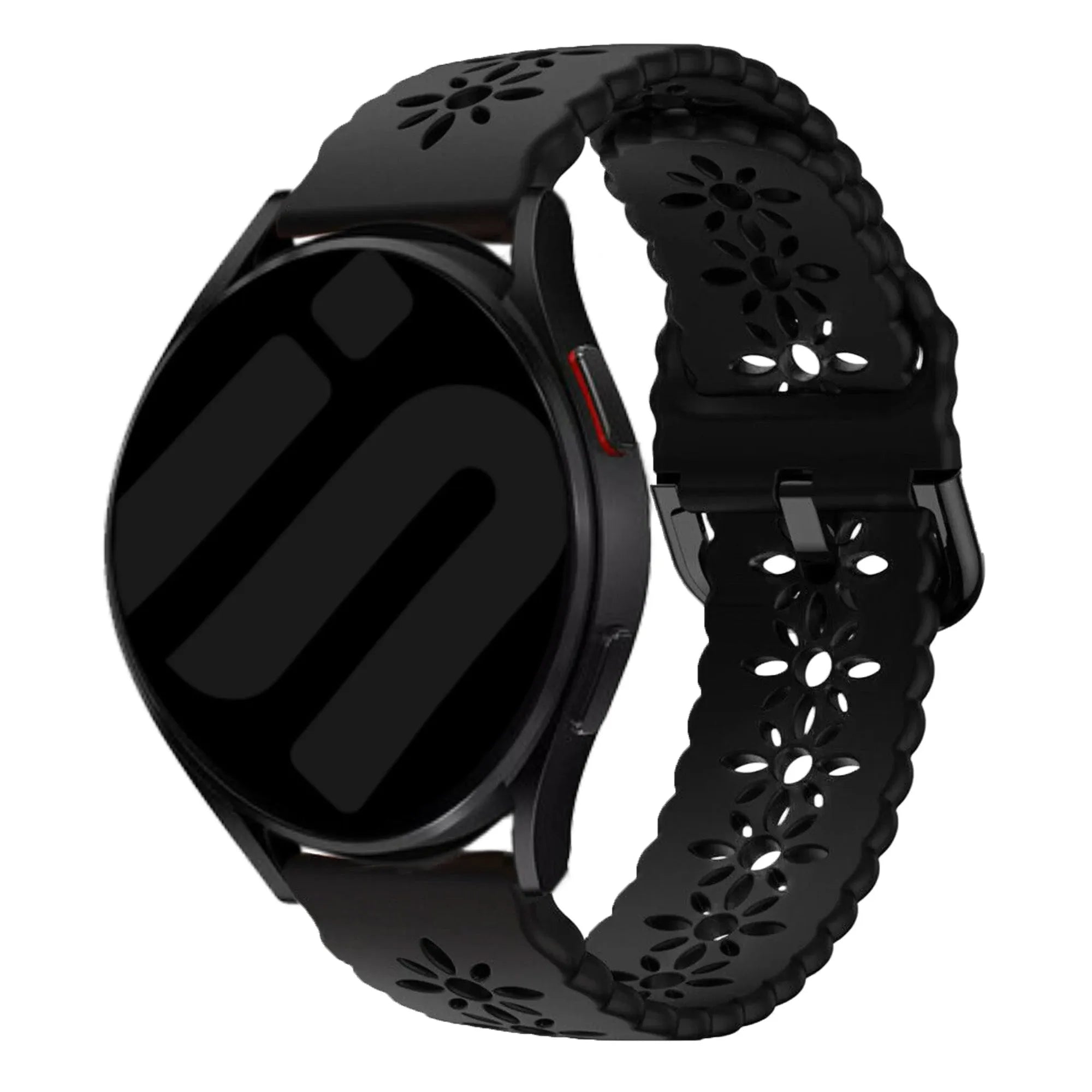 Amazfit GTR Mini siliconen bandje met patroon (zwart)