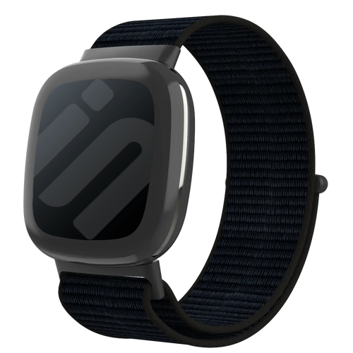 Fitbit Versa 4 Nylon Strap (Black)