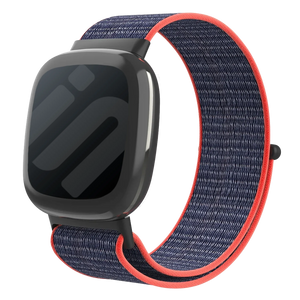 Fitbit Sense 2 nylon bandje (bright powder)