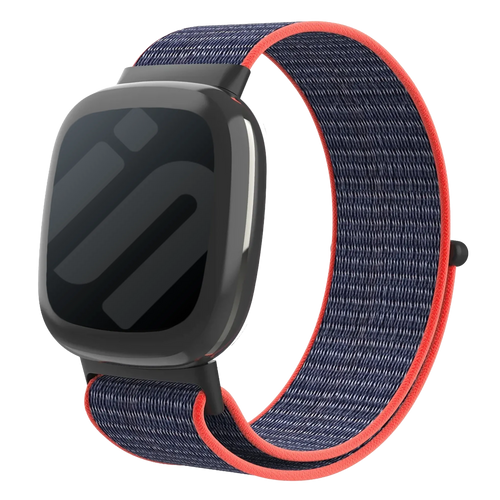 Fitbit Sense 2 nylon bandje (bright powder)