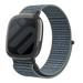 Fitbit Versa 4 nylon bandje (grijs-groen)