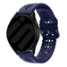 Withings Steel HR - 40mm siliconen bandje met patroon (donkerblauw)