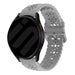 Samsung Galaxy Watch FE Silicone Strap Patterned (Gray)