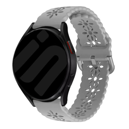 Amazfit Bip 3 (Pro) Patterned Silicone Strap (Grey)