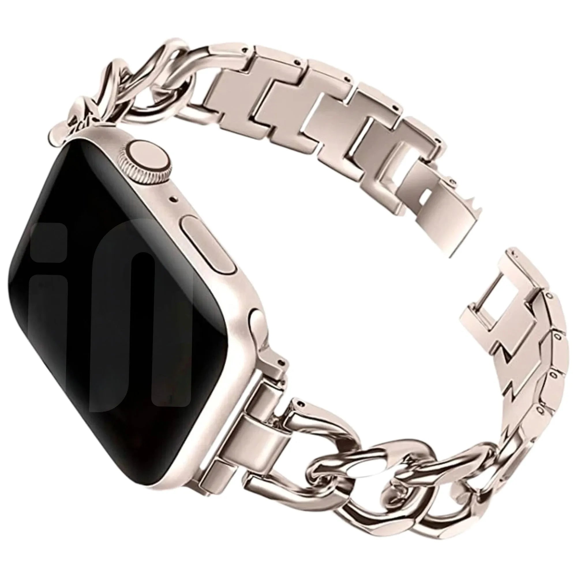 Apple Watch steel chain band (sterrenlicht)