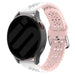 Coros Pace 2 Patterned Silicone Strap (lWhite/Pink)