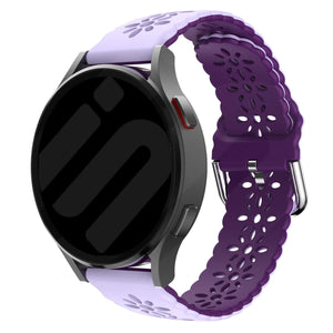 Amazfit GTS 4 Patterned Silicone Strap (Lilac/Purple)