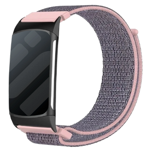 Fitbit Charge 6 nylon bandje (roze)