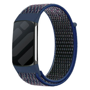 Fitbit Charge 5 nylon bandje (indigo blauw)