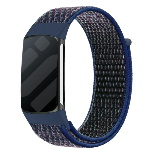 Fitbit Charge 5 nylon bandje (indigo blauw)