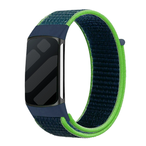 Fitbit Charge 5 nylon bandje (lime)