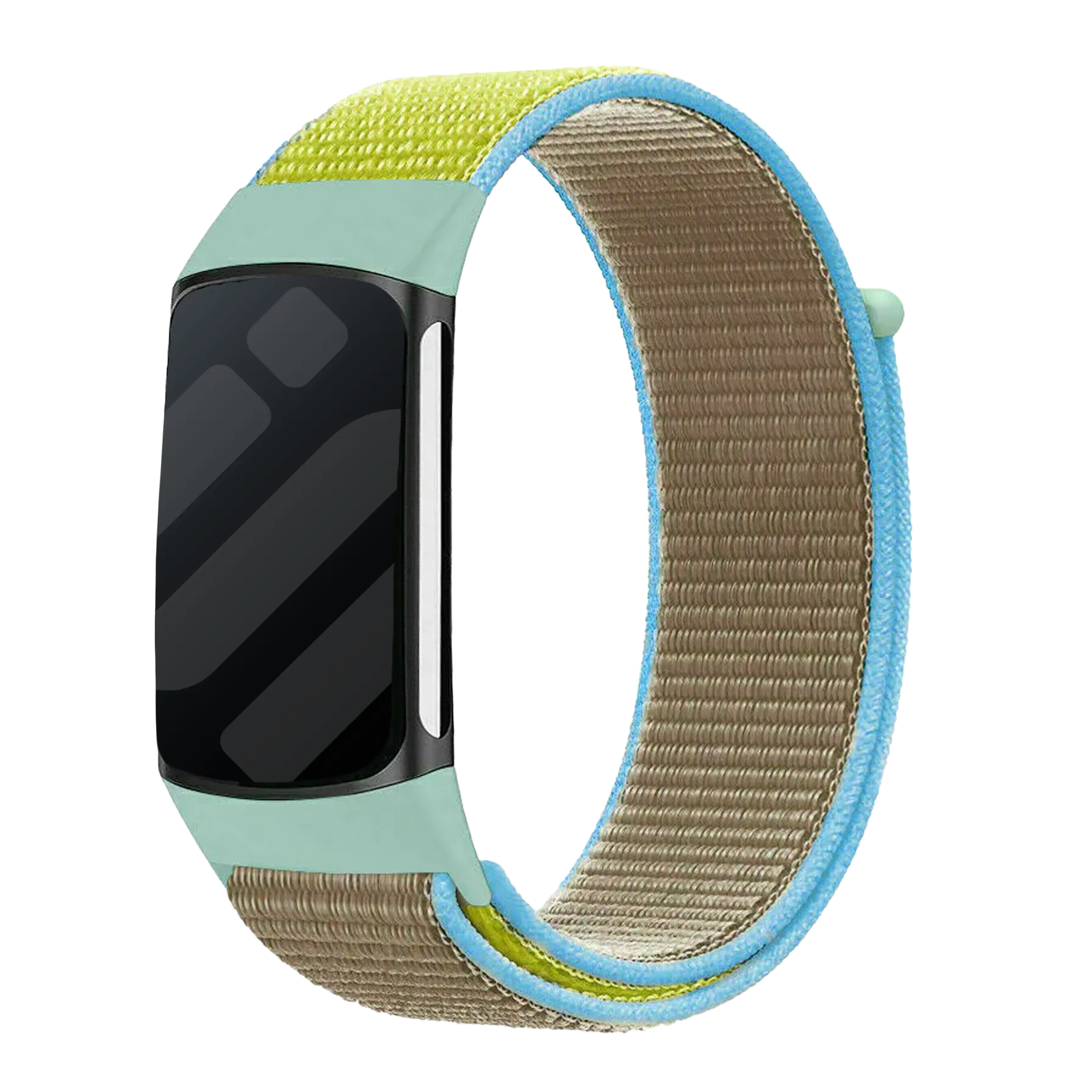 Fitbit Charge 5 nylon bandje (camel)