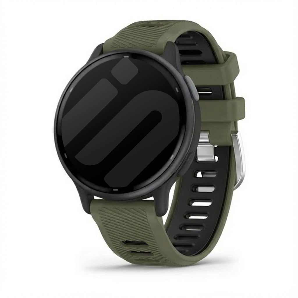 Garmin  Vivoactive 5 sport gesp bandje (olijfgroen/zwart)
