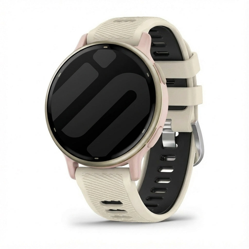 Garmin  Vivoactive 5 sport gesp bandje (beige/zwart)
