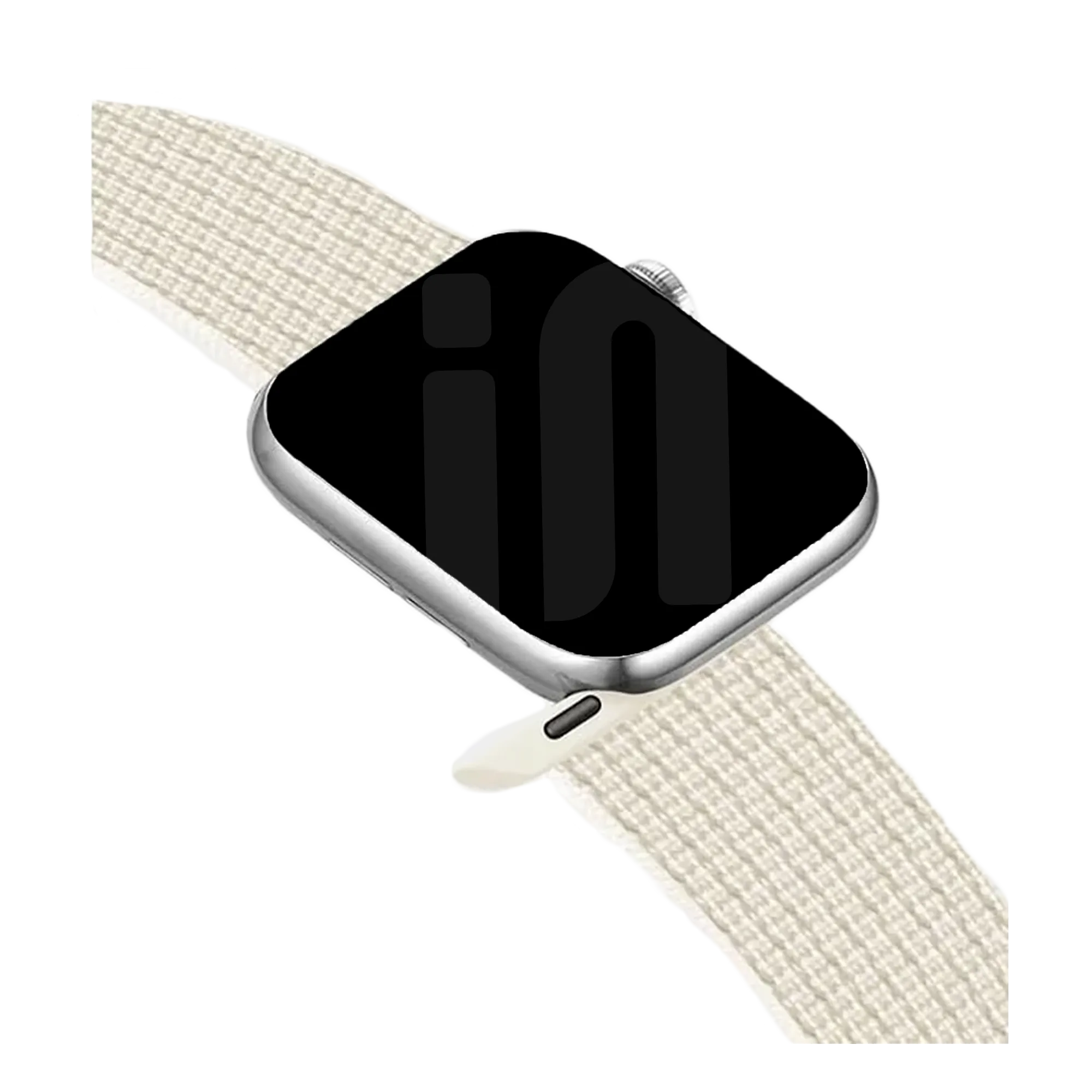Apple Watch nylon loop bandje (sterrenlicht)