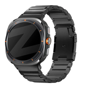 Bandz Samsung Galaxy Watch Ultra 2 titanium band 'Classic' (zwart)